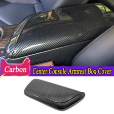 For Toyota Camry 18-22 ABS Carbon Fiber Center Console Armrest Box Cover Trim 1P