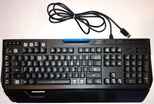 Logitech G910 Orion Spectrum Mechanical Gaming Keyboard-For Parts, Repair-READ!