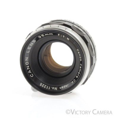 Canon L 35mm f/1.5 キャノン　レンズ　希少　ライカマウント Canon 35mm f1.5 (L) – FLASHBACK CAMERA