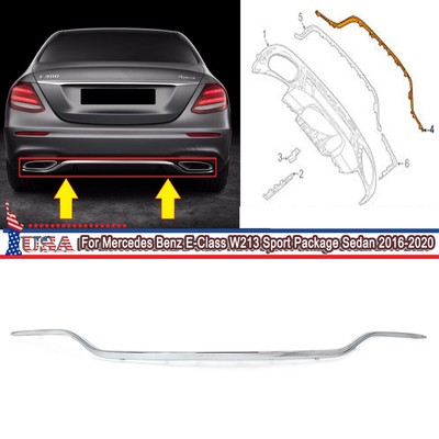 Rear Bumper Face Bar Trim Molding Step Pad For Mercedes E Class W213 2138856601
