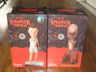 Royal Bobbles Stranger Things Eleven and Vecna  Bobblehead Zavvi Only 1000 made