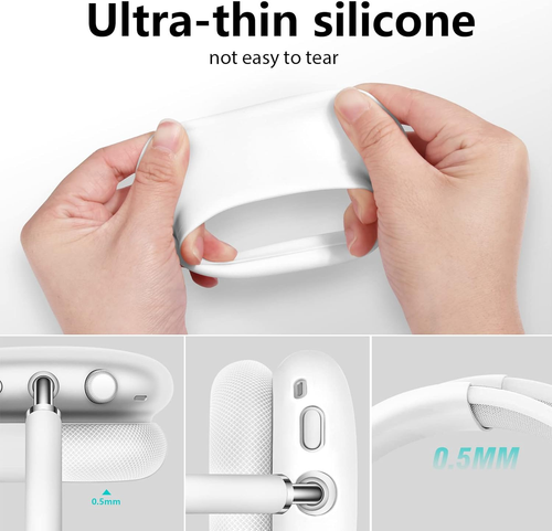 Case for Airpods Max Headphones, Ear Pad Case Cover/Ear Cups Cover/Headband - Picture 5 of 12