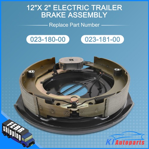 Pair Electric Trailer Brake 12" x 2" assembly For 7000 lbs axle 21005 - Picture 8 of 13