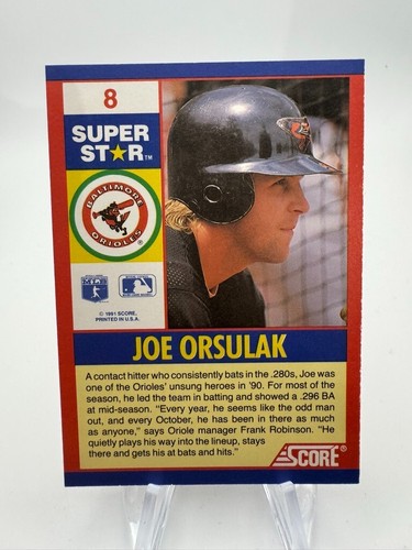 1991 Score 100 Superstars BB Card #s 1-100 -You Pick - Picture 40 of 224