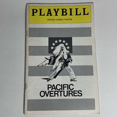 VTG Playbill: Pacific Overtures - Broadway Winter Garden Theatre, June 1976