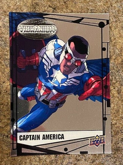 2015 Marvel Vibranium Base Chrome #01 #1 CAPTAIN AMERICA Combo Shipping😍💥*