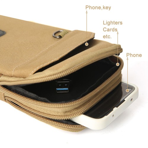 Pochette Molle tactique polyvalente sac de taille pour téléphone portable étui ceinture - Photo 6 sur 18