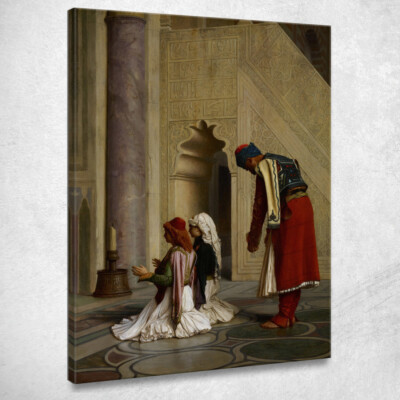Junge Griechen in der Moschee Jean-Léon Gérôme, jlg166 Leinwandbild