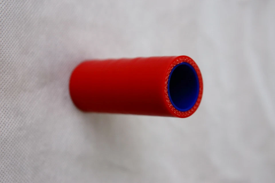 Manguera acopladora de silicona recta ID25mm 1" TUBO DE ADMISIÓN TURBO 76mm Longitud Negra Foto 2 de 4