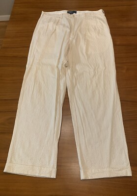 Polo Ralph Lauren 90〜00's ANDREW 35×30 Vintage Polo Ralph Lauren Andrew Pants Men 36x32 (Fits 35x30