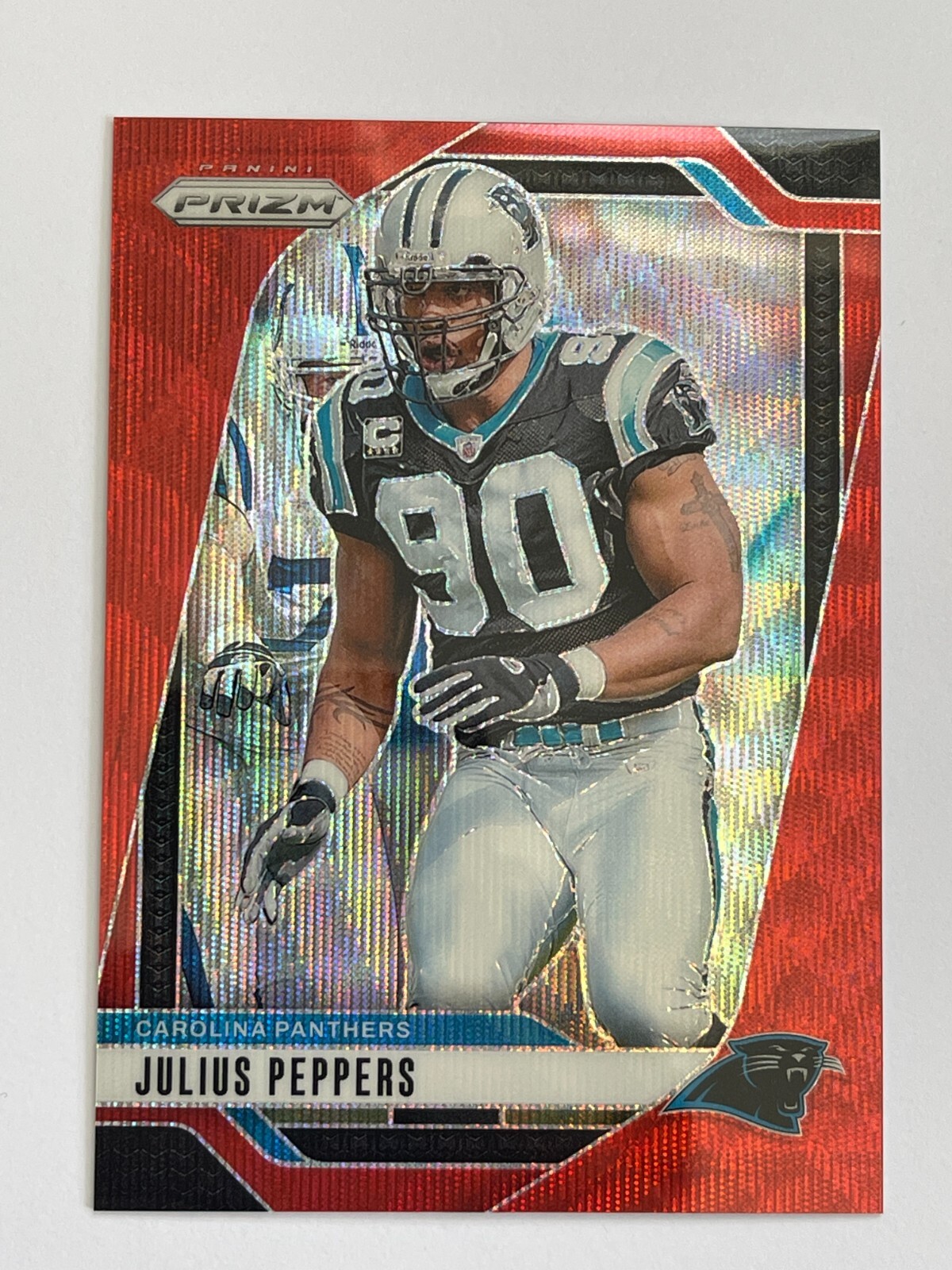 2024 Panini Prizm Panthers Julius Peppers Red Wave /149 #43