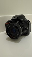 Nikon D5500 Digital SLR Camera Black  Zykkor 28mm f/2.8 Lens Read Description