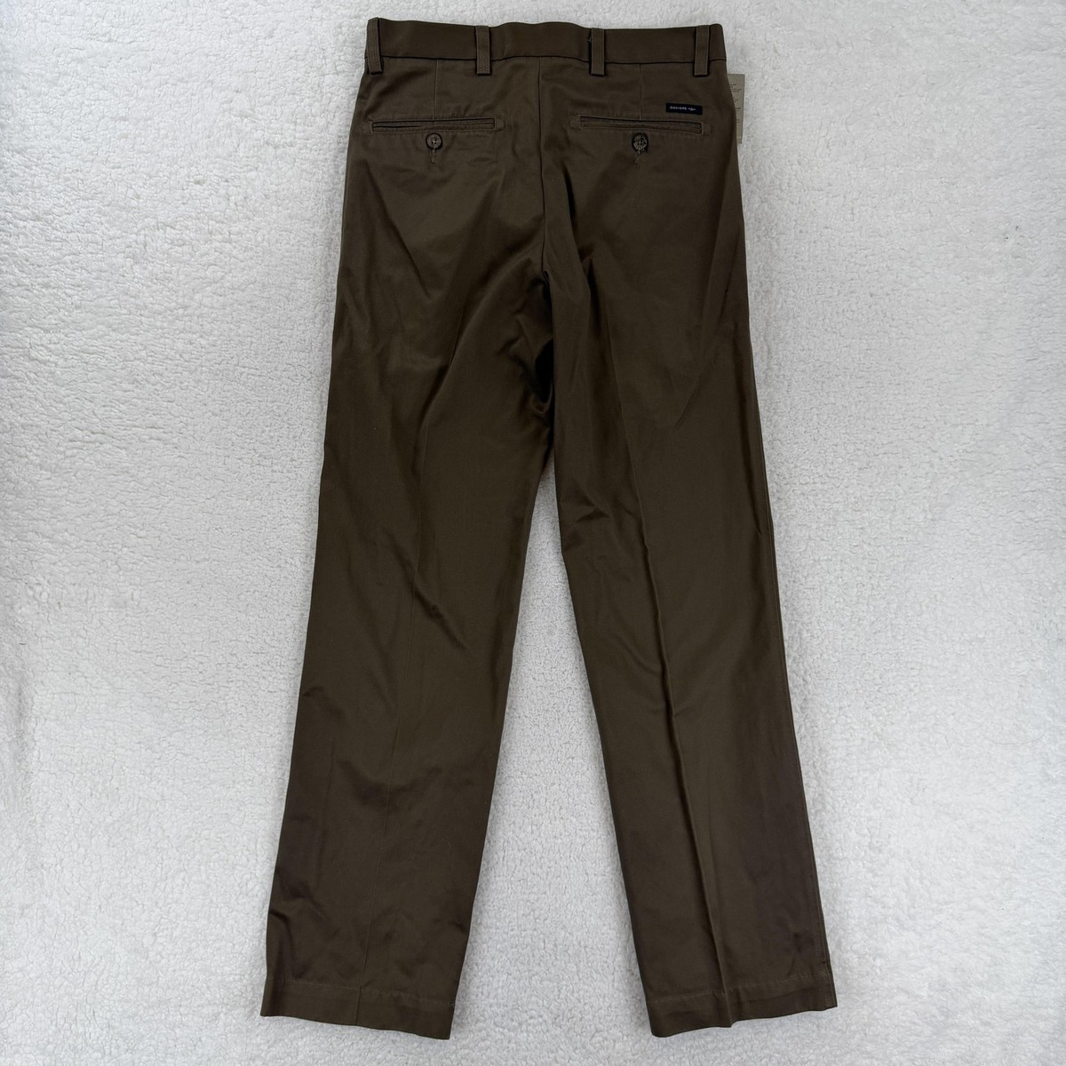 チノ Dockers Pants Mens 30x32 Brown Slim Fit D1 Chino Adjustable Waist