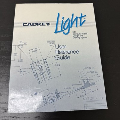 Cadkey Light 3-D Computer Aided Design and Drafting System Version 1.5, PB, 1990