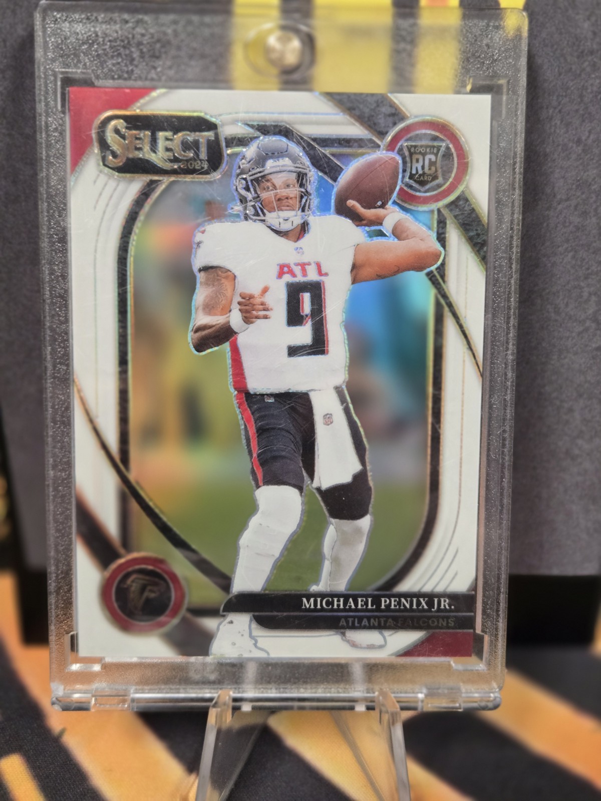 2024 Select Michael Penix Jr RC WHITE PRIZM /35 Club Level SSP Color Match! Rare