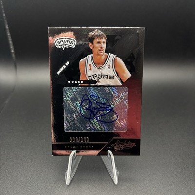 2012-13 Absolute Marks of Fame Auto /149 Brent Barry #50 Auto Spurs SuperSonics