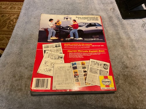 Haynes Repair Manual Toyota Celica 1986 1992 Front Wheel Drive Models - Picture 8 of 8