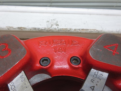 Ridgid 141 2-1/2" - 4" Receding Geared Pipe Threader Die Head #2 Free Shipping - Picture 3 of 7