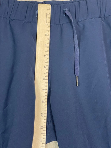 Lululemon On the Fly Crop 23 Pants size 6 True Navy Blue Pockets Drawstring NEW - Picture 19 of 19