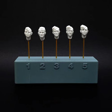 1/35 Scale WWII German Soldier Head Sculpt Set Resin Model Kit 5 Expressions