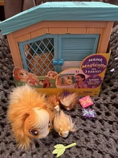 Little Live Pets Mama Surprise Guinea Pig Interactive Animal Portable Hutch Toy