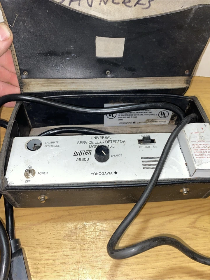 Mars Yokogawa 25303 H-10G Universal Refrigerant Gas Leak Detector Untested BG2 - Image 2 of 4