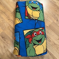 Twin Teenage Mutant Ninja Turtles Comforter Blanket Reversible Comics 84 x66