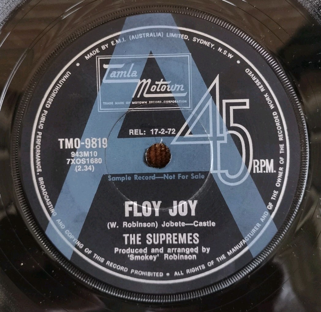 photo of The Supremes Floy Joy  This Is The Story 1972 A-label Promo Tamla Motown Soul