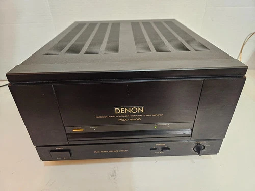 ? Denon POA-4400 Monaural Power Amplifier – Mono Block – Tested & Working ✅
