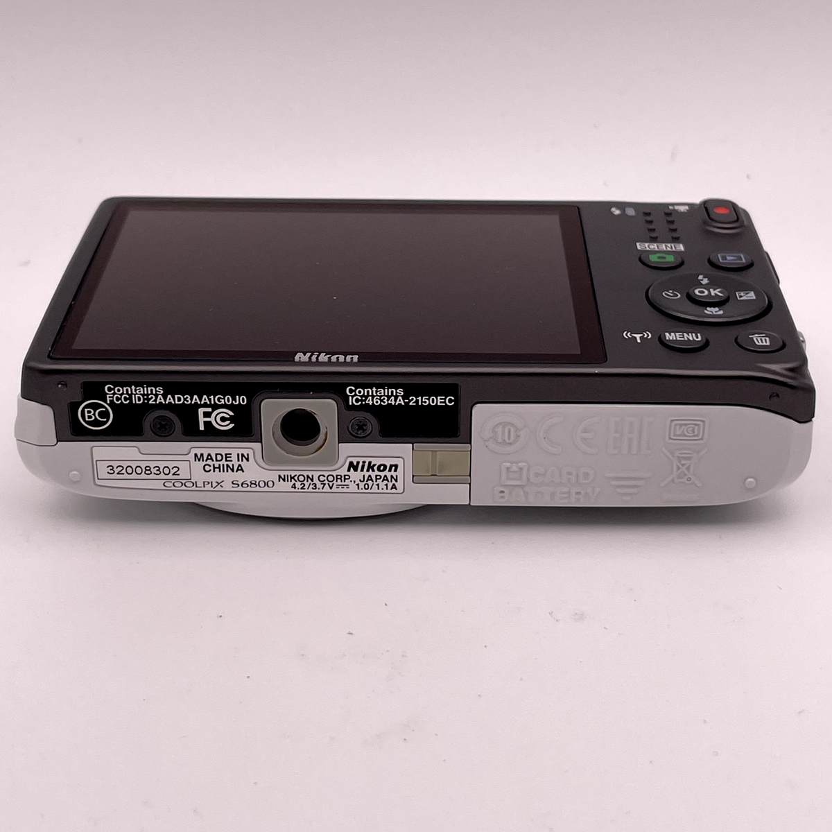 Nikon COOLPIX S6800 16.0MP Digital Camera - White for sale online