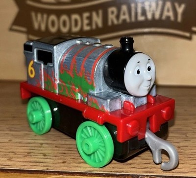 PERCY FLAMES ! THOMAS FRIENDS TRAIN TRACKMASTER DIECAST PUSH ALONG 2020