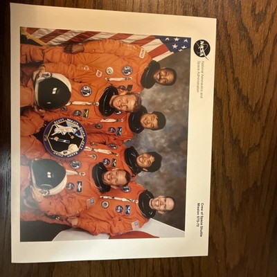 NASA Space Shuttle Mission STS-72 Crew Lithograph (8x10)