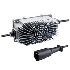 Abakoo 48 Volt 5 Amp Battery Charger for Club Car Golf Cart with 3 Pin Round