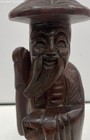 Carved Wooden Statue Of Chinese Man — photo 2