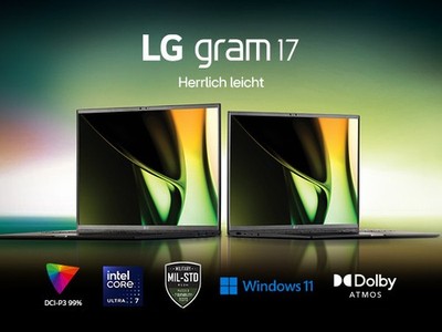 LG gram 17 17Z90S-G.AA79G Core Ultra 7 17'' WQXGA 2560x1600 16GB RAM 1TB SSD