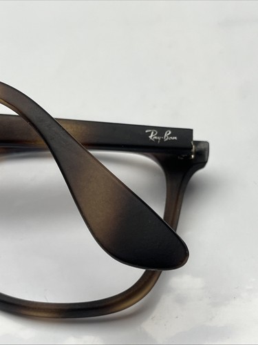 Ray Ban RB 7074-5365 Goma Habana Anteojos Cuadrados 52mm + FUNDA - Imagen 6 de 6