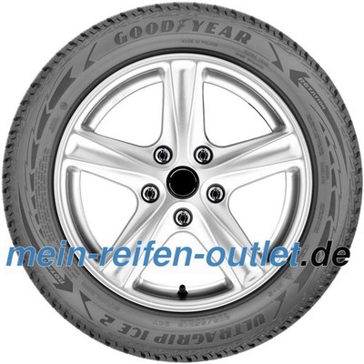 Goodyear UltraGrip Ice 2 235/50 R17 100T XL, EVR Nordic Compound