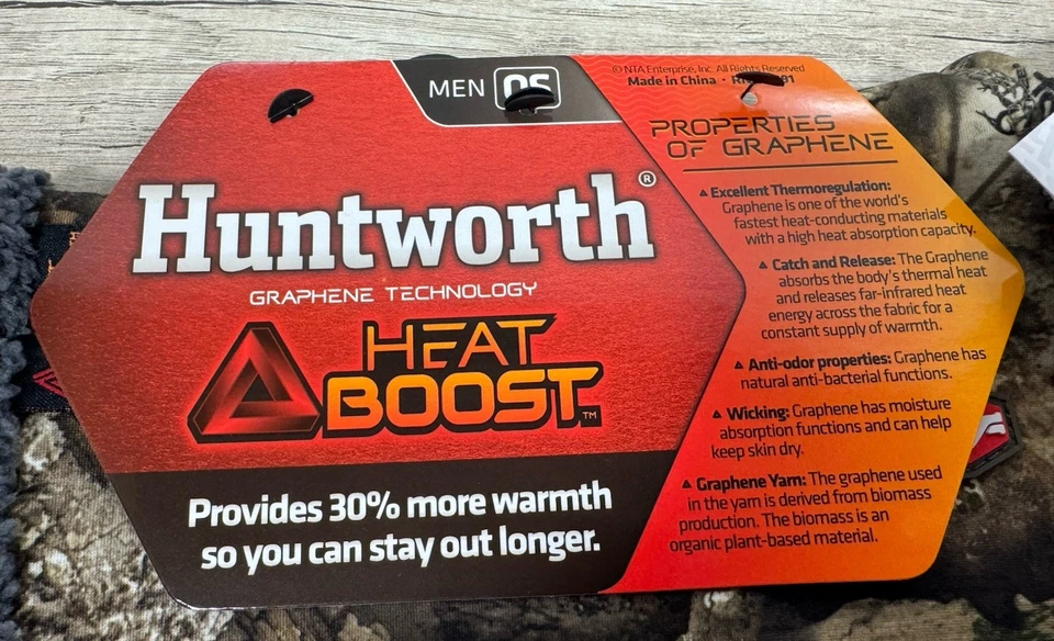 Huntworth Men's Heat Boost Hunting Balaclava Scarf Neck Gaiter Realtree APX Camo - Image 3 of 4