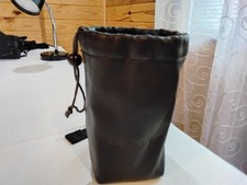 Metz T46 Black Soft Leather Pouch  7X3