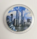 2001 American Silver Eagle $1 Bullion Coin .999 Fine Colorized 9/11 Twin Towers
