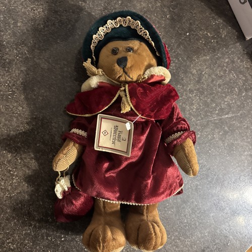 Vintage Royal Winterfest Russ Berrie Ginevra orso di peluche 12 pollici - Foto 1 di 8