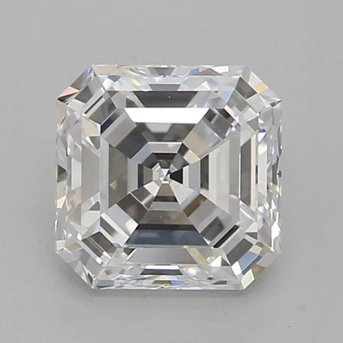 1.00 Ct Spark Asscher Shape Natural D Color Lab Grown CVD Diamond VVS1 Certified - Picture 9 of 10