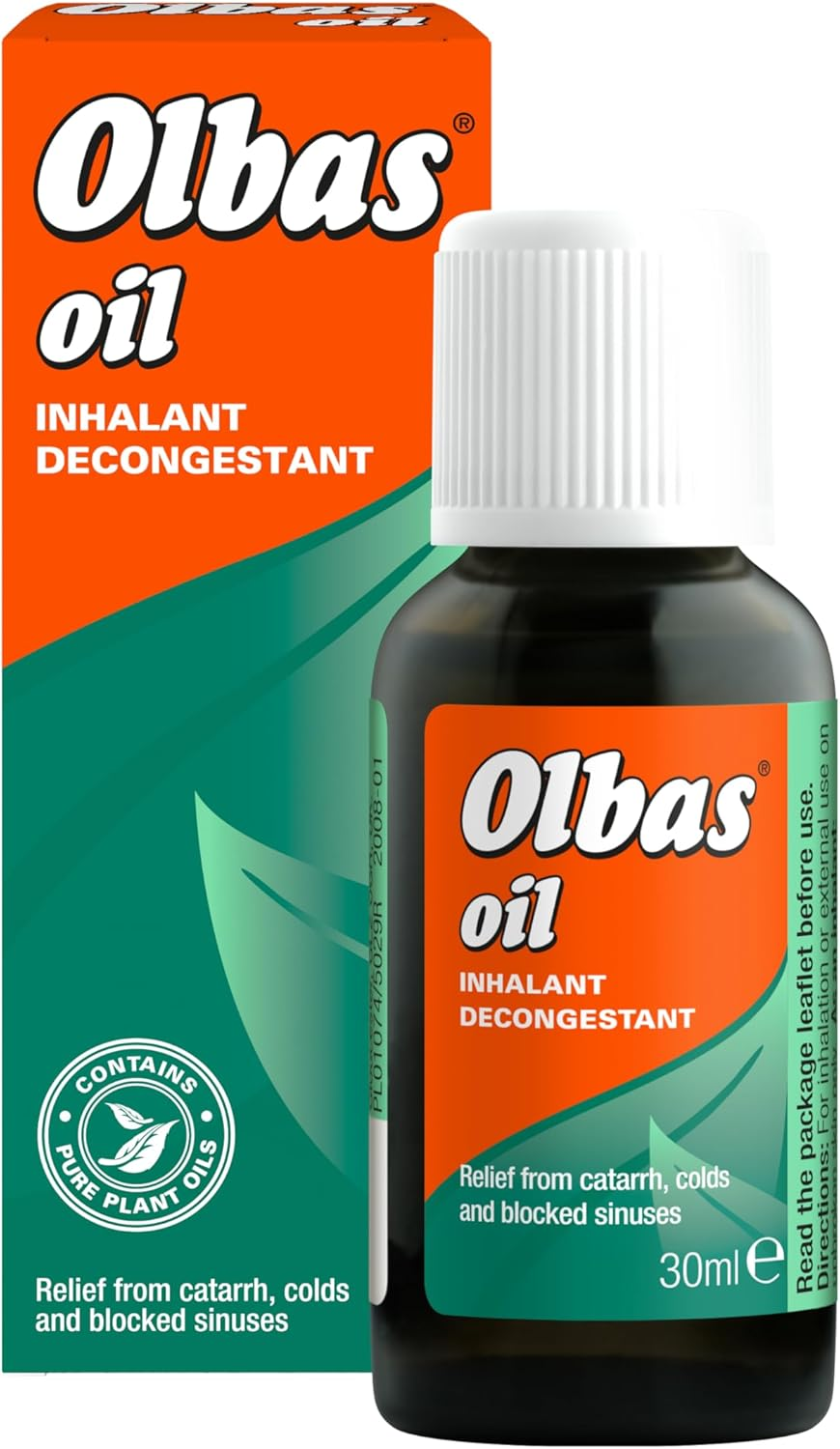 Oil 30Ml - Inhalant Decongestant Oil - Relief from Catarrh, Colds & Blocked Sinu