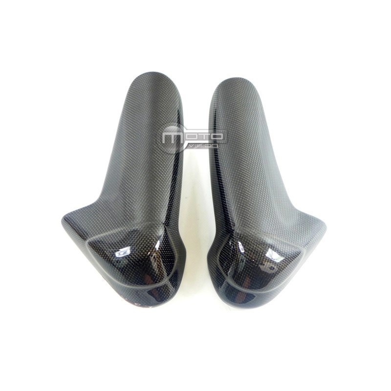 Protections réservoir carbone-kevlar Ducati 749 999 finition brillante
