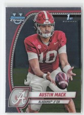 Austin Mack 2024 Bowman University Chrome #87 Alabama Crimson Tide