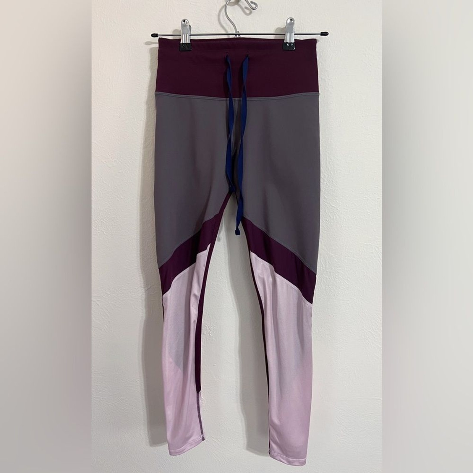 Fabletics mesh cutout drawstring workout leggings… - image 1