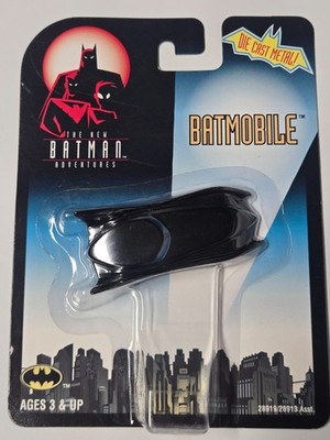 1997 Kenner Batman Adventures Batmobile Die Cast Vehicle 28919 for