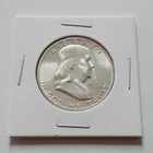 1956 GEM BU?  90% Silver Franklin Half  Dollar!!    Nice coin!   A245