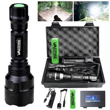 TAC LED Flashlight, Rechargeable Camping Work Light, 1000 Lumens One-Mode Torch