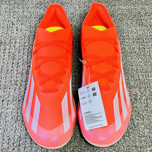 Adidas Men's X Crazyfast PRO FG Solar Red Soccer Cleats IG0600 Men's Size 11 - Picture 4 of 8